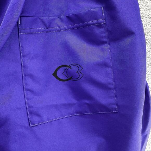 REEBOK CARDI B - Women's Windbreaker 1X Purple Cropped Jacket Tracksuit Set A54 - Picture 14 of 16